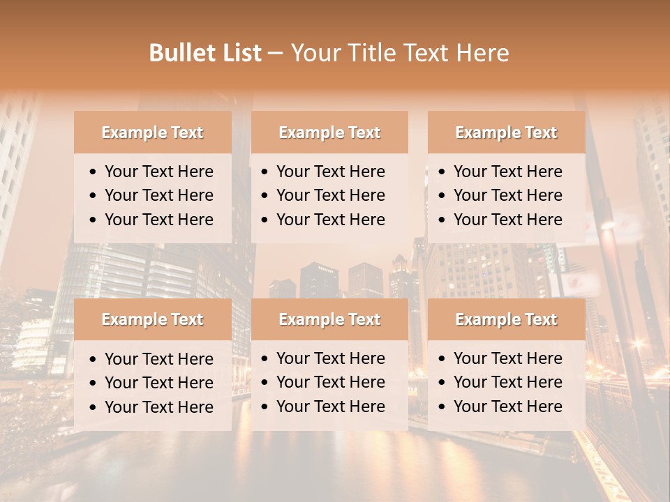 Tower Exposure Ave PowerPoint Template