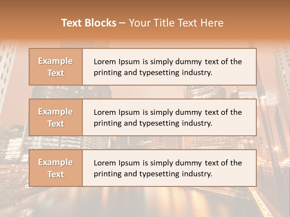 Tower Exposure Ave PowerPoint Template