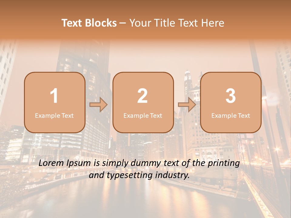 Tower Exposure Ave PowerPoint Template