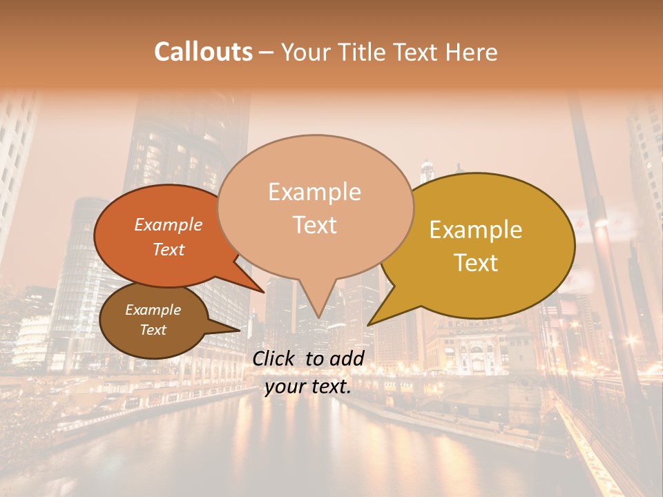 Tower Exposure Ave PowerPoint Template