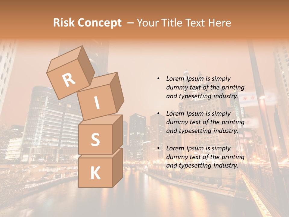 Tower Exposure Ave PowerPoint Template