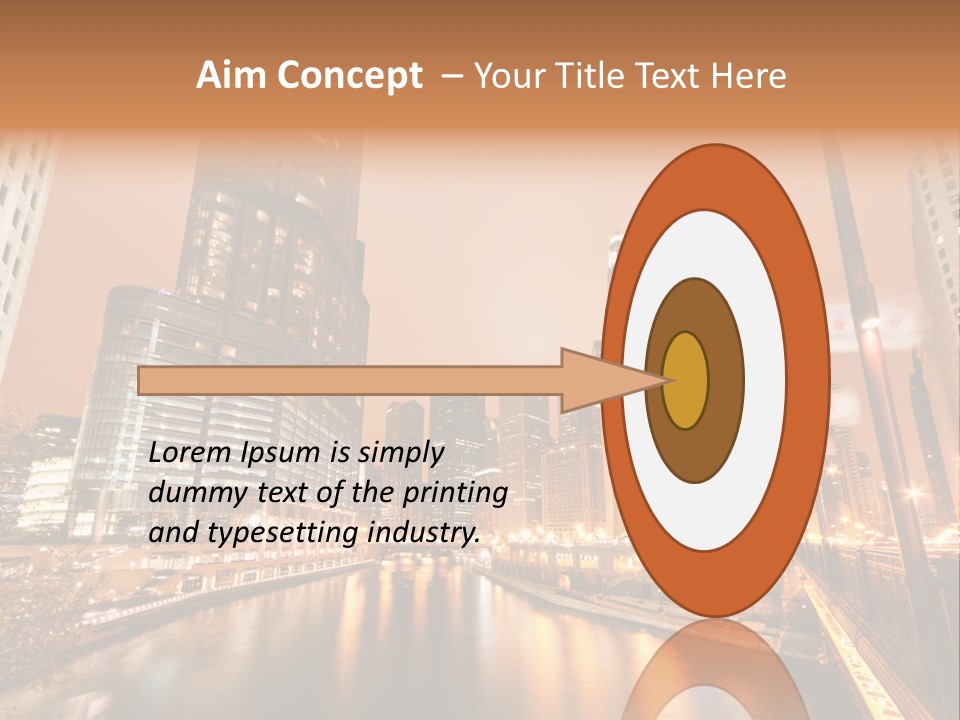 Tower Exposure Ave PowerPoint Template