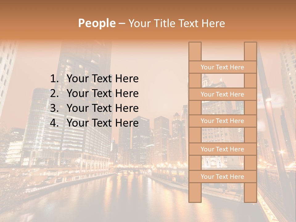 Tower Exposure Ave PowerPoint Template