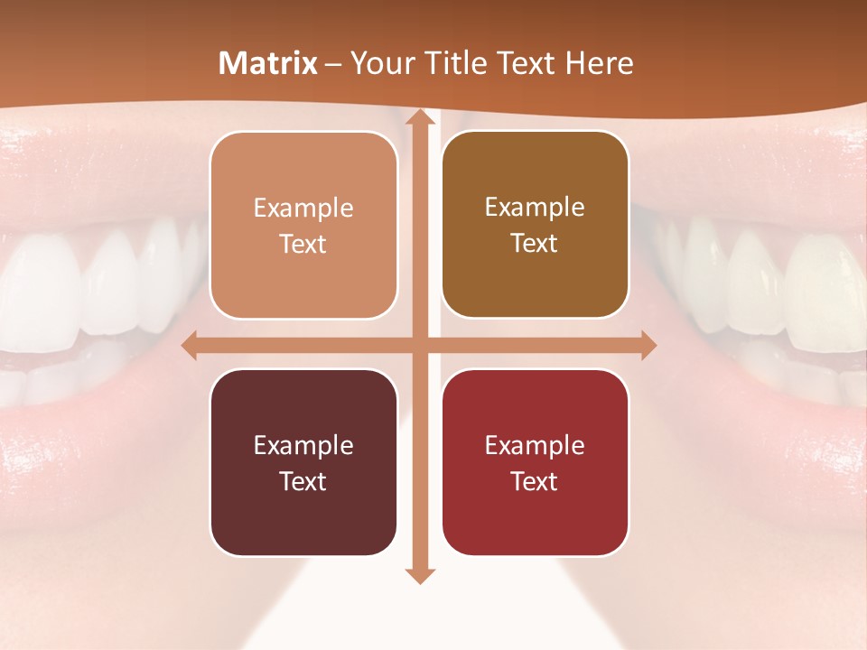 Treat Young Face PowerPoint Template