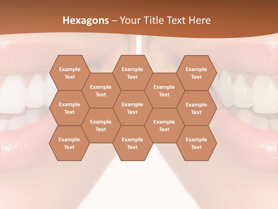 Treat Young Face PowerPoint Template