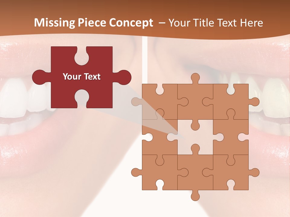 Treat Young Face PowerPoint Template