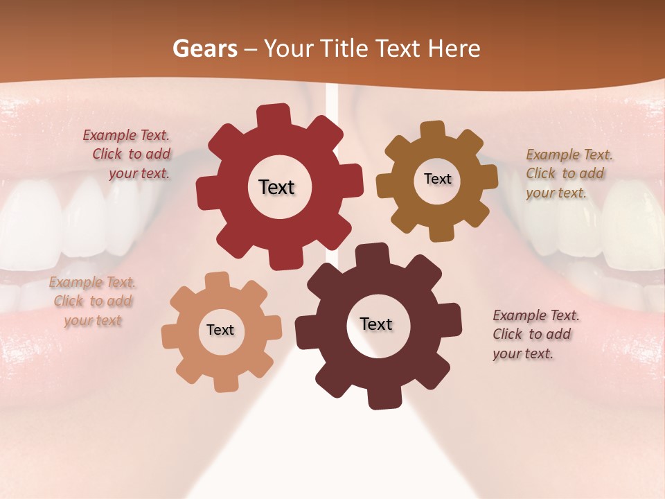 Treat Young Face PowerPoint Template