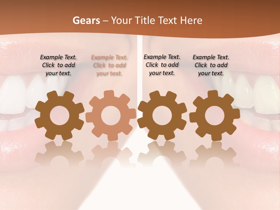 Treat Young Face PowerPoint Template