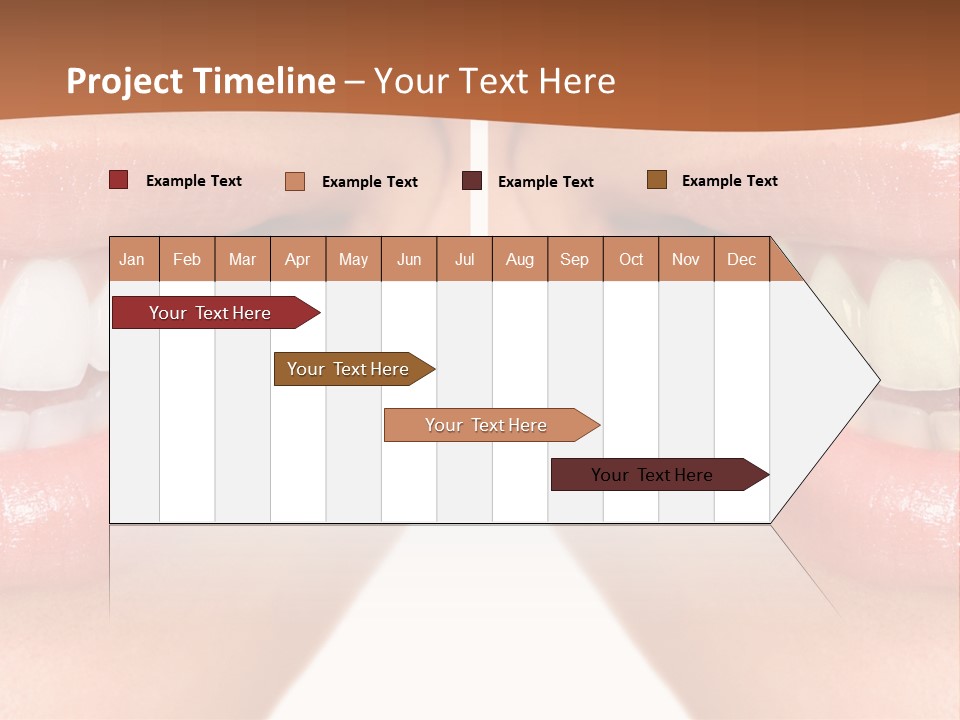 Treat Young Face PowerPoint Template