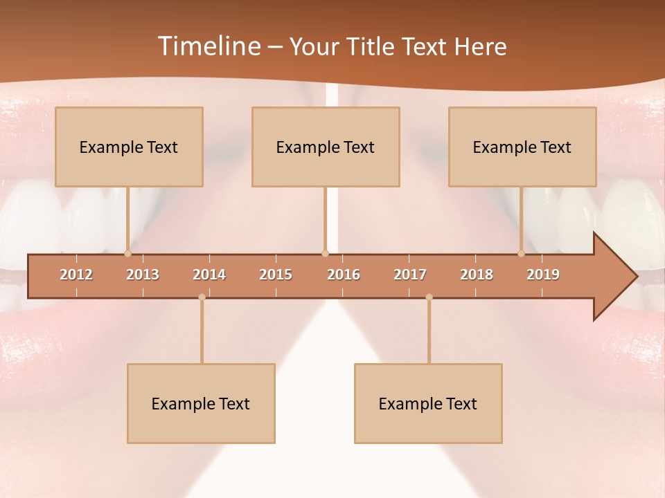 Treat Young Face PowerPoint Template