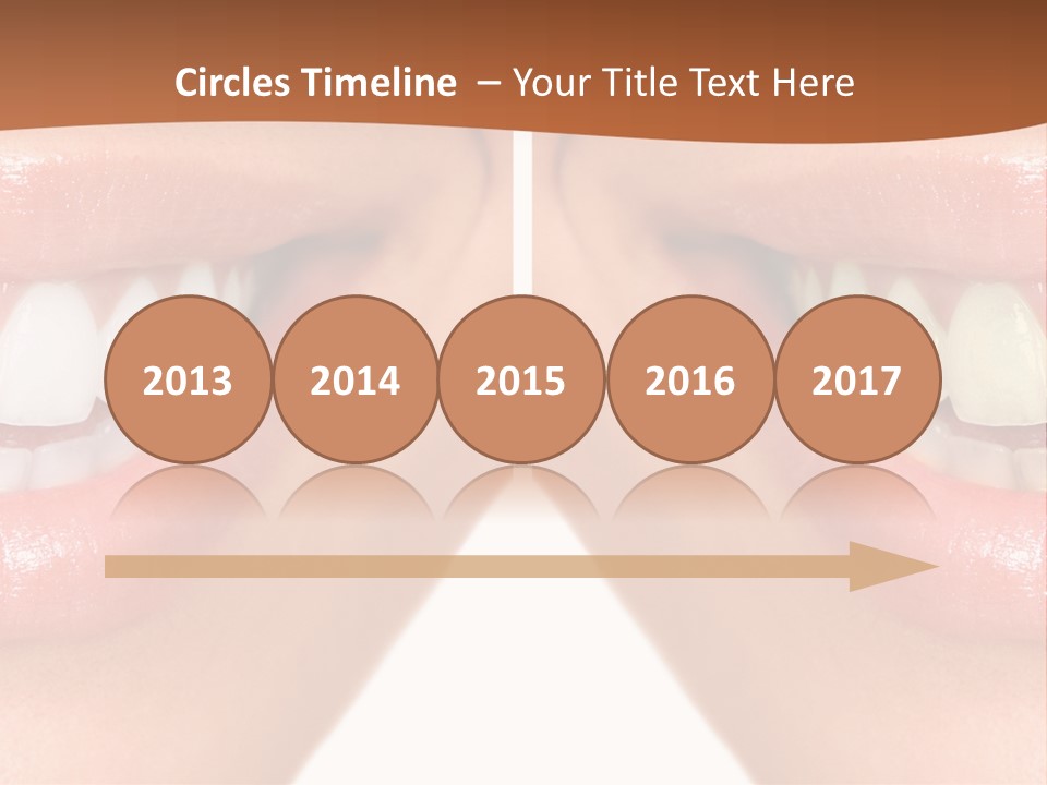 Treat Young Face PowerPoint Template