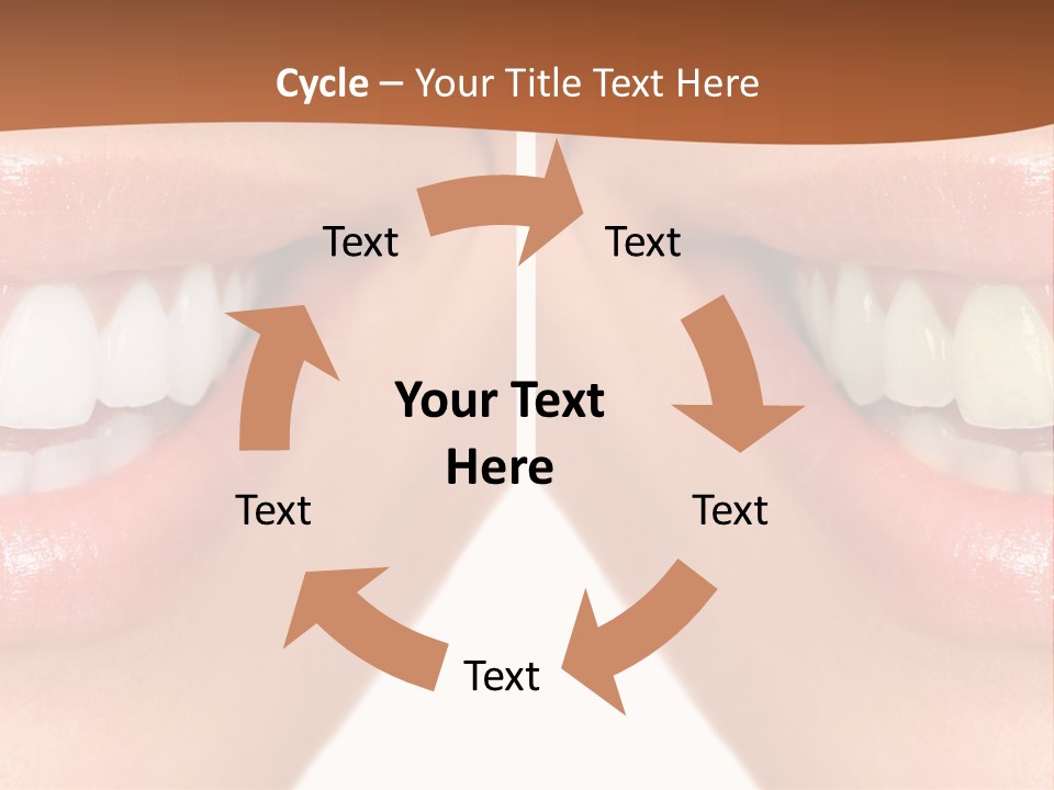Treat Young Face PowerPoint Template