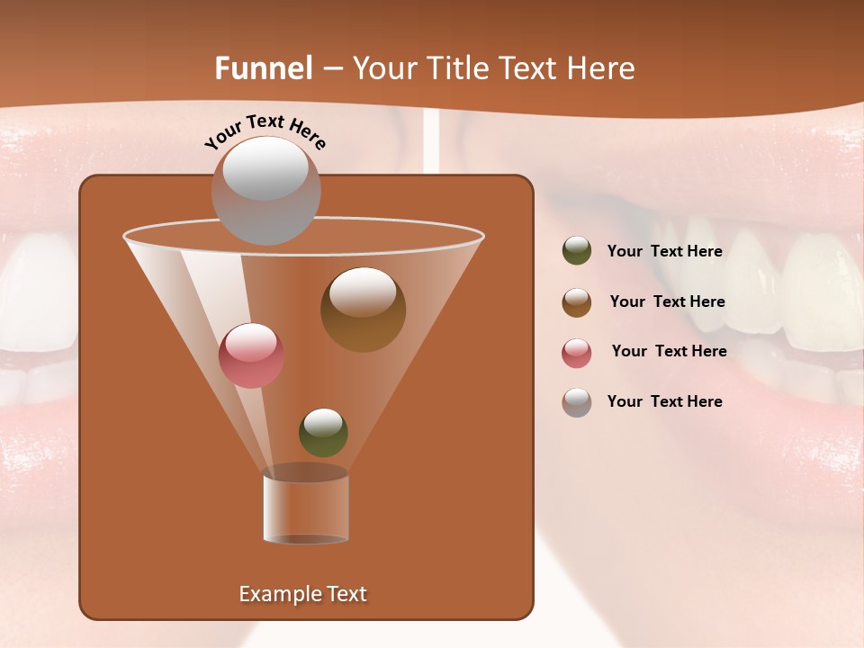 Treat Young Face PowerPoint Template