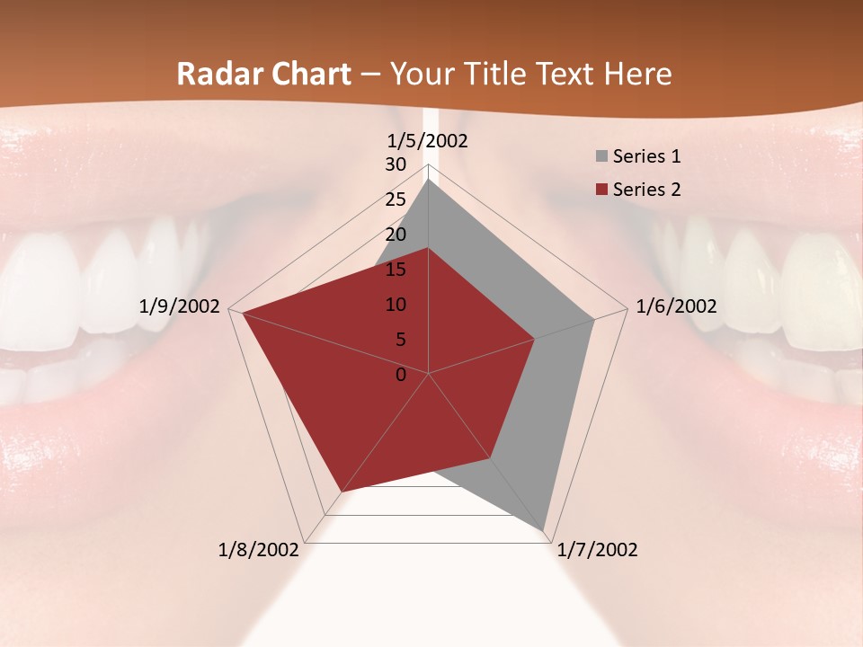 Treat Young Face PowerPoint Template