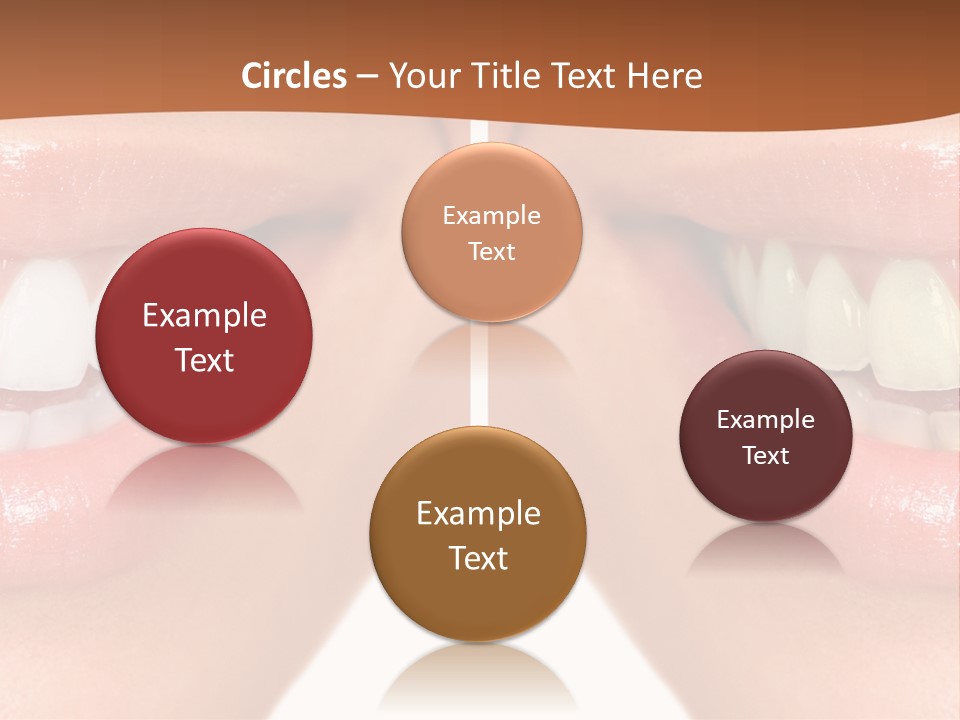 Treat Young Face PowerPoint Template