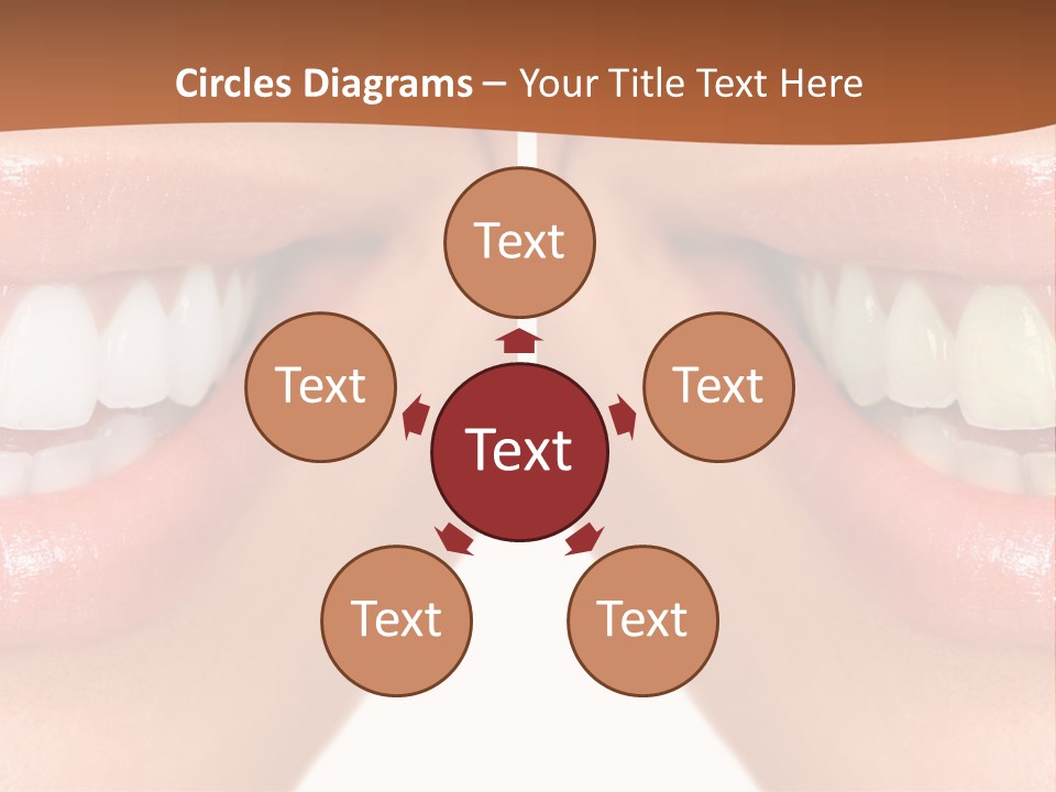 Treat Young Face PowerPoint Template