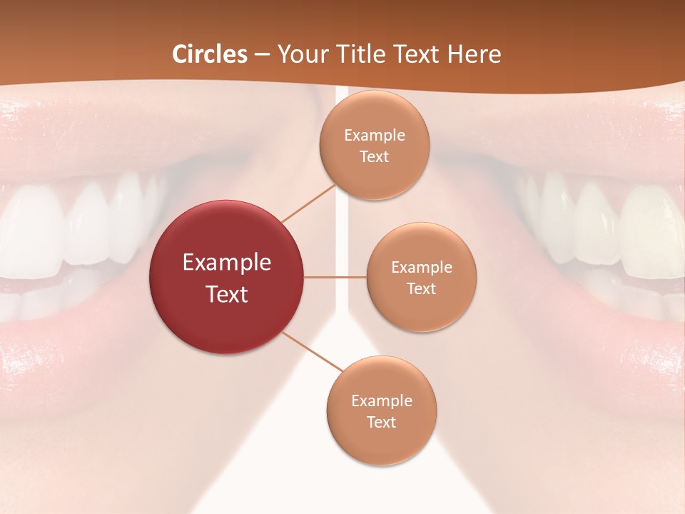 Treat Young Face PowerPoint Template