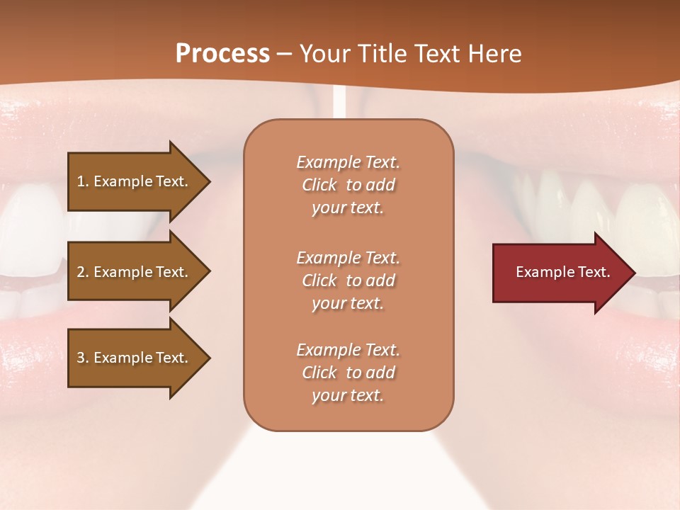 Treat Young Face PowerPoint Template