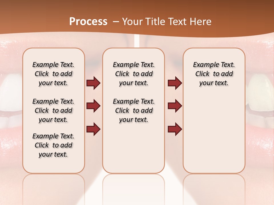 Treat Young Face PowerPoint Template