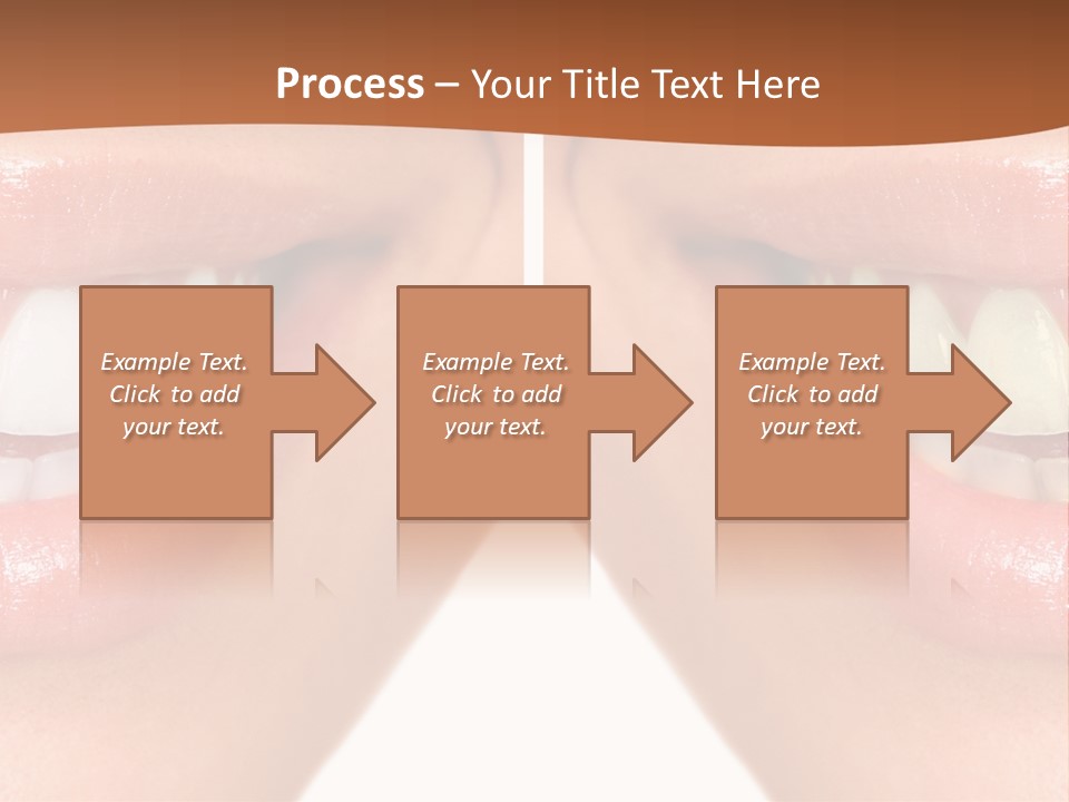 Treat Young Face PowerPoint Template