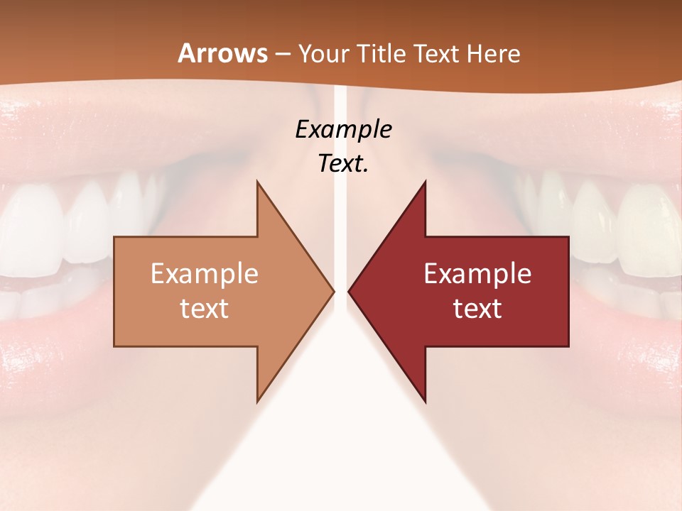 Treat Young Face PowerPoint Template