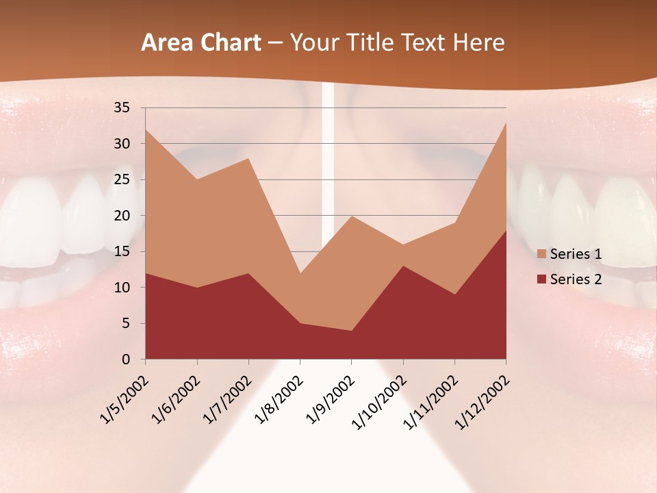 Treat Young Face PowerPoint Template