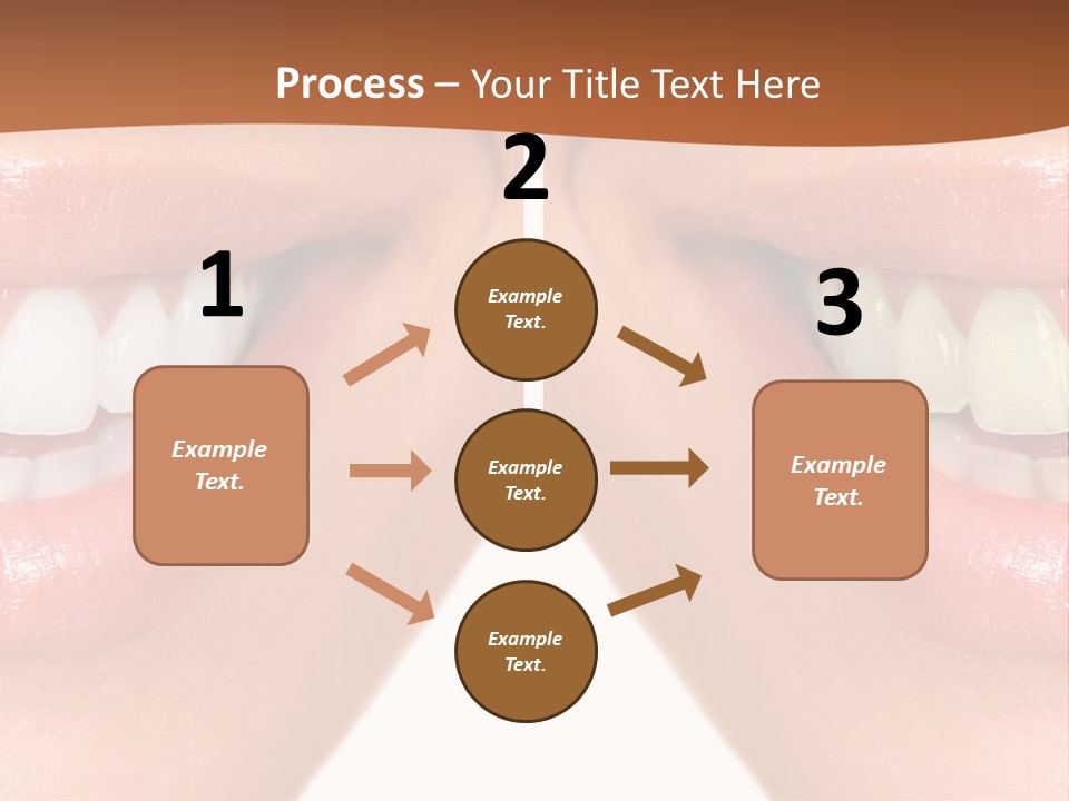 Treat Young Face PowerPoint Template
