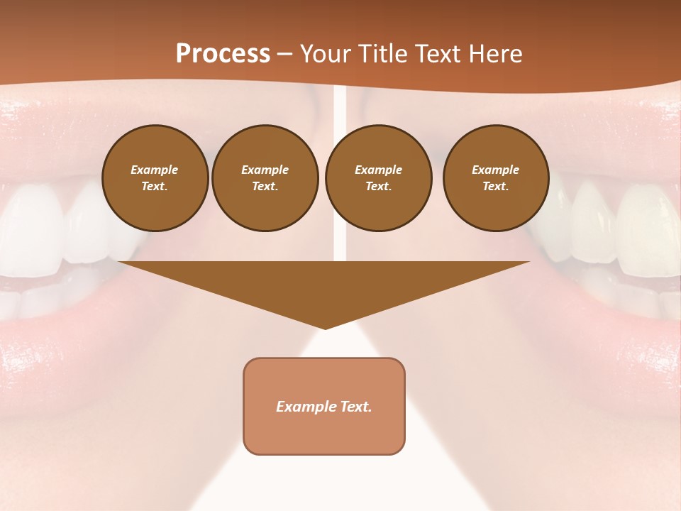 Treat Young Face PowerPoint Template