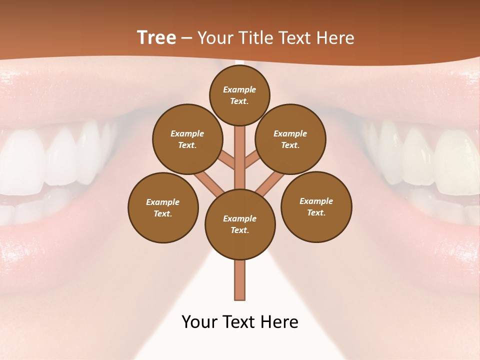 Treat Young Face PowerPoint Template
