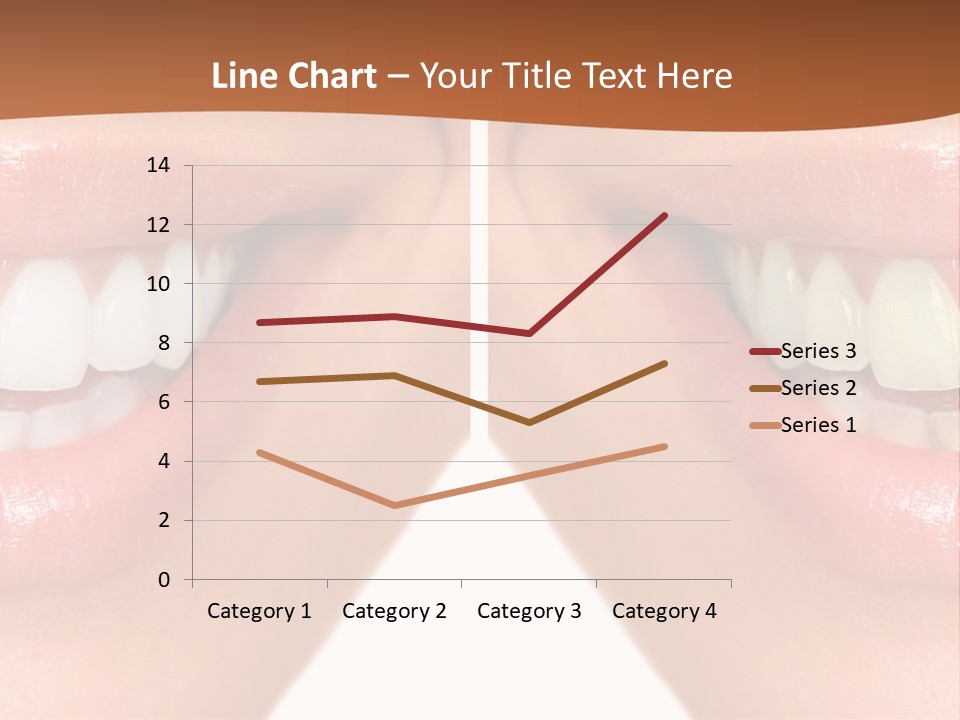 Treat Young Face PowerPoint Template