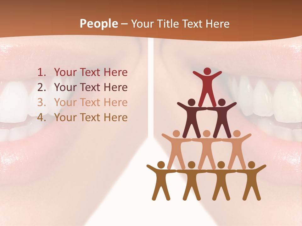 Treat Young Face PowerPoint Template