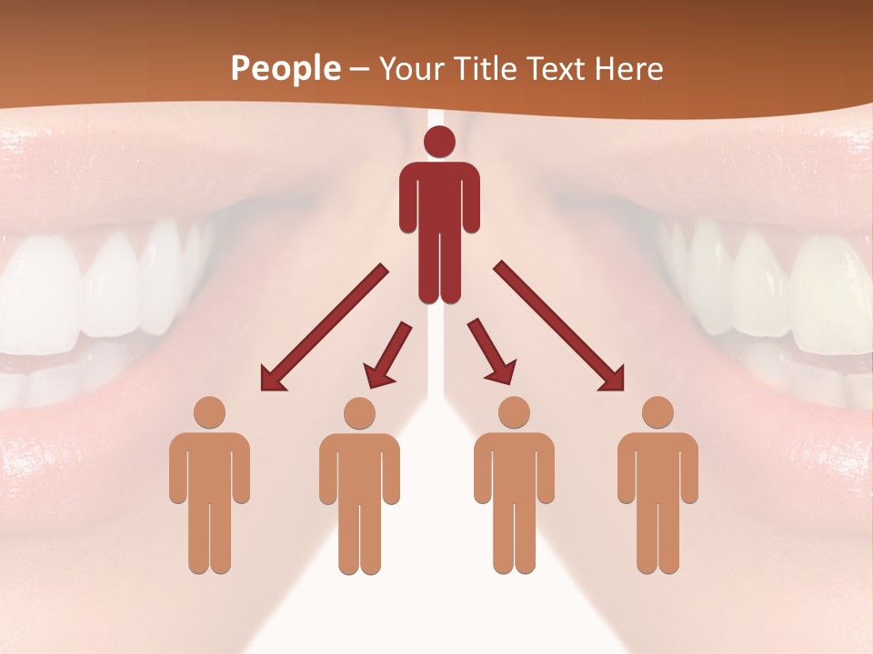 Treat Young Face PowerPoint Template