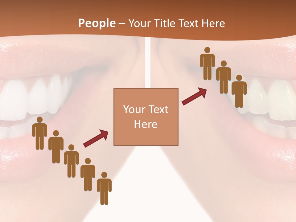 Treat Young Face PowerPoint Template