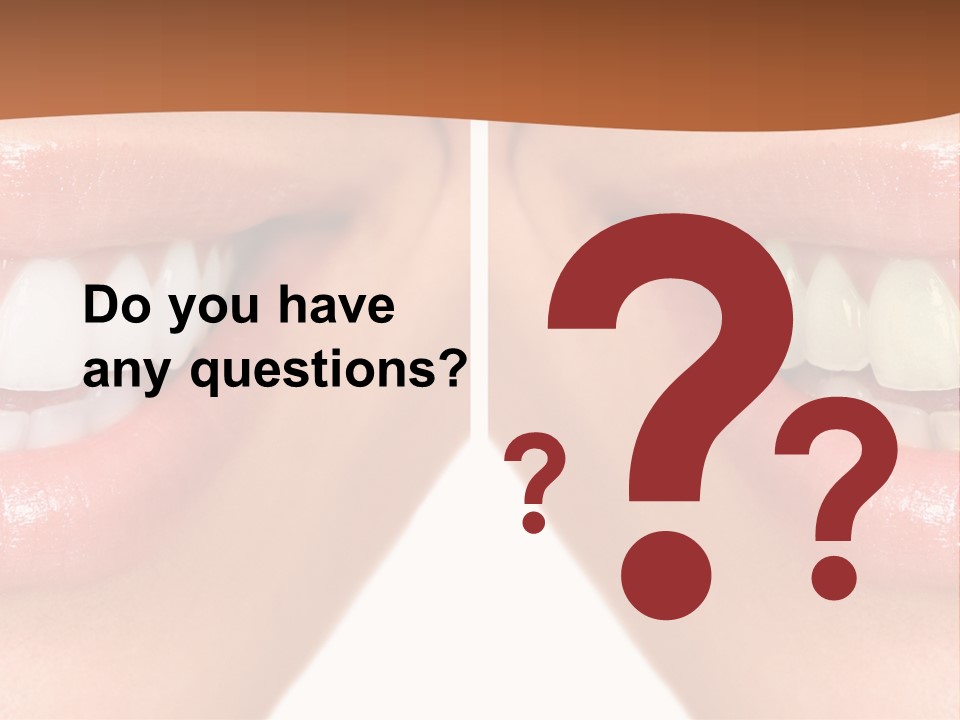 Treat Young Face PowerPoint Template