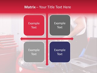 People Dipstick Worker PowerPoint Template