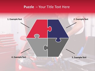 People Dipstick Worker PowerPoint Template