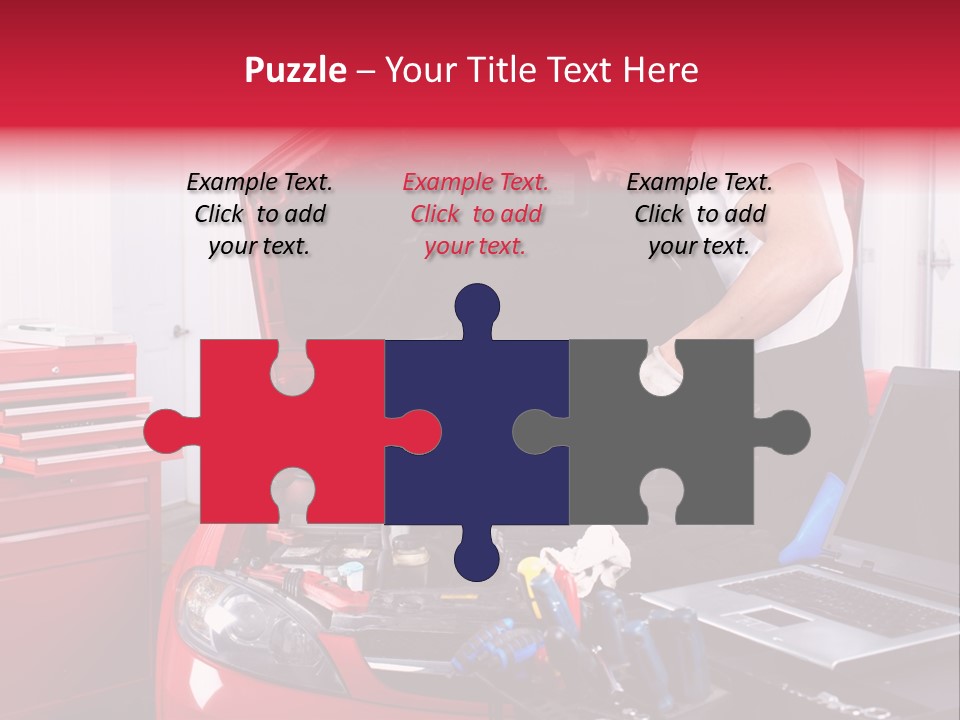 People Dipstick Worker PowerPoint Template