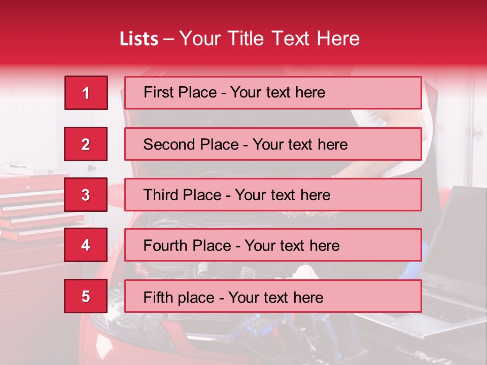 People Dipstick Worker PowerPoint Template