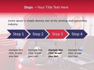People Dipstick Worker PowerPoint Template