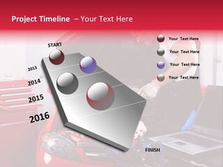 People Dipstick Worker PowerPoint Template