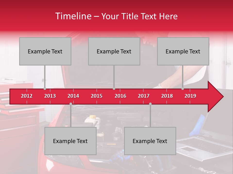 People Dipstick Worker PowerPoint Template