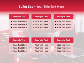 People Dipstick Worker PowerPoint Template