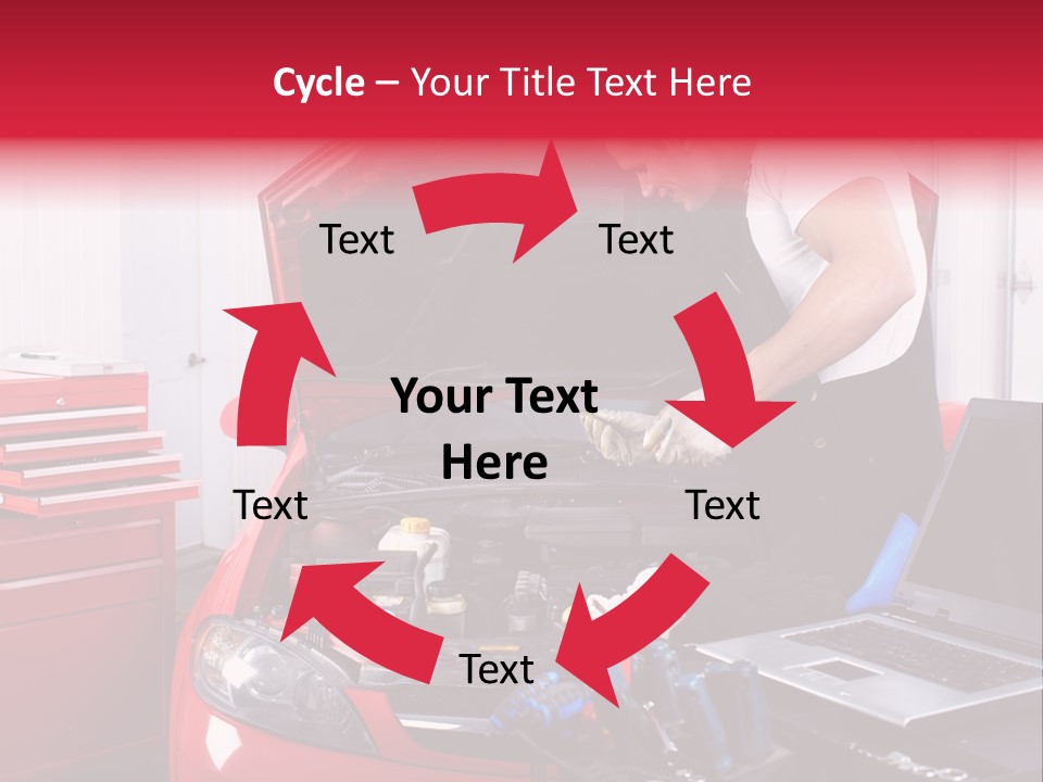 People Dipstick Worker PowerPoint Template