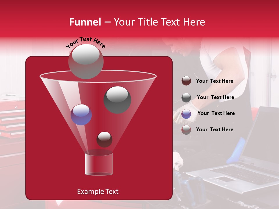 People Dipstick Worker PowerPoint Template