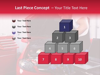 People Dipstick Worker PowerPoint Template