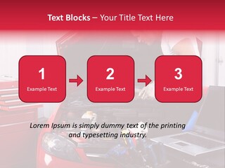 People Dipstick Worker PowerPoint Template