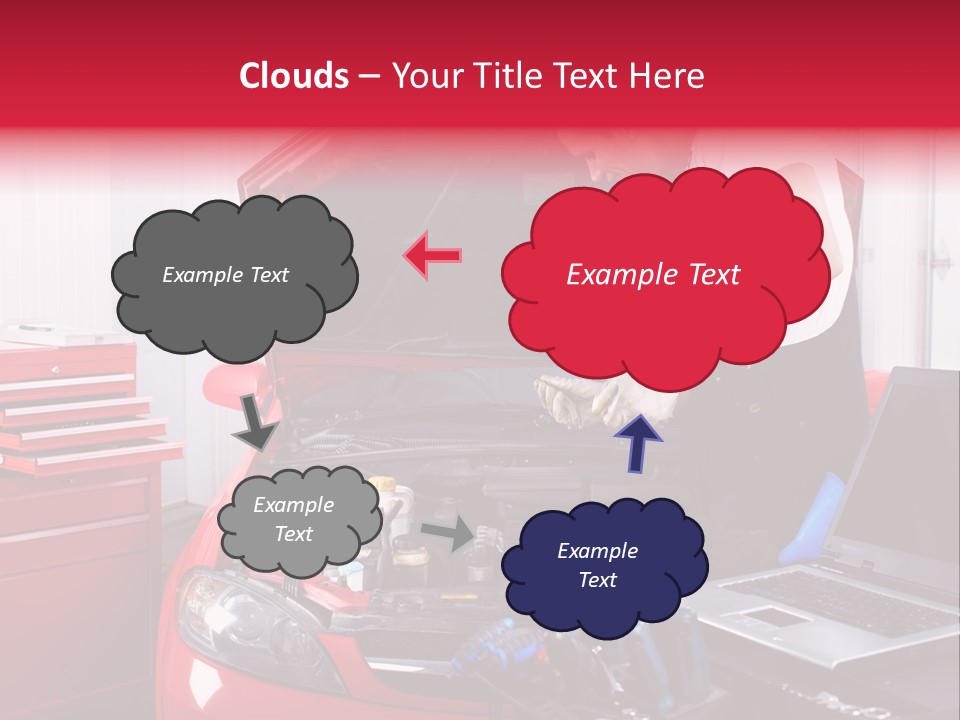 People Dipstick Worker PowerPoint Template