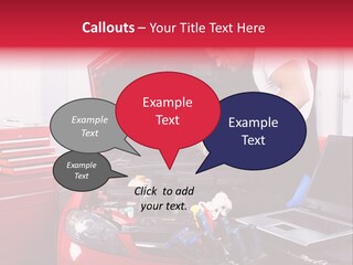 People Dipstick Worker PowerPoint Template