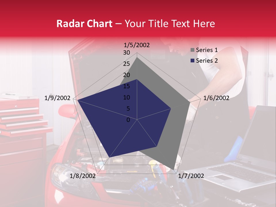 People Dipstick Worker PowerPoint Template
