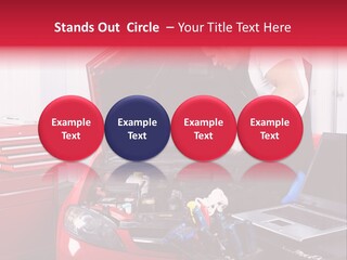 People Dipstick Worker PowerPoint Template